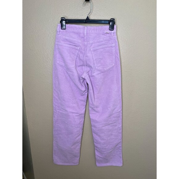Billabong Womens Purple Corduroy Jeans 25 High-Waisted Straight-Leg Jeans‎ - Picture 3 of 8